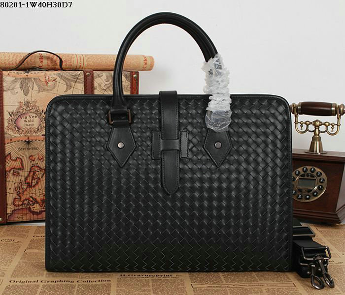 Bottega Veneta intrecciato VN briefcase 80201-1 black - Click Image to Close